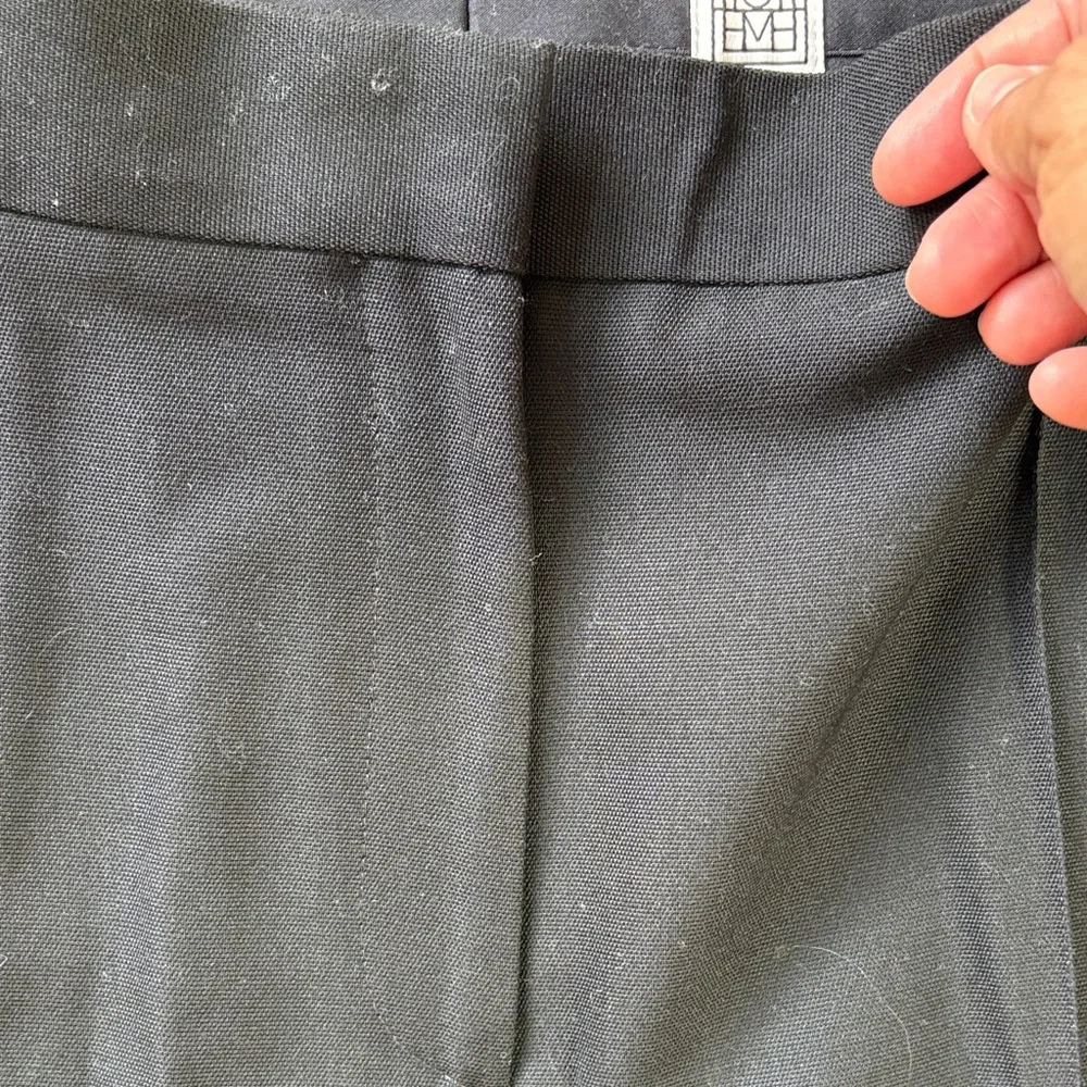 TOTEME Mid-Waist Straight Trousers - Picture 3 of 7